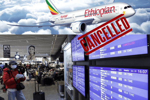 Ethiopian Airlines Canceled Some Flights to and from China